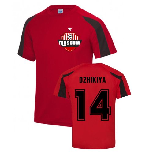 Georgi Dzhikiya Moscow Sports Training Jersey (Red)