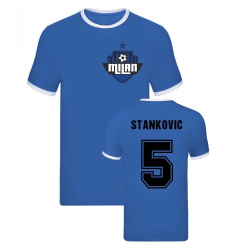 Dejan Stankovic Milan Ringer Tee (Blue)