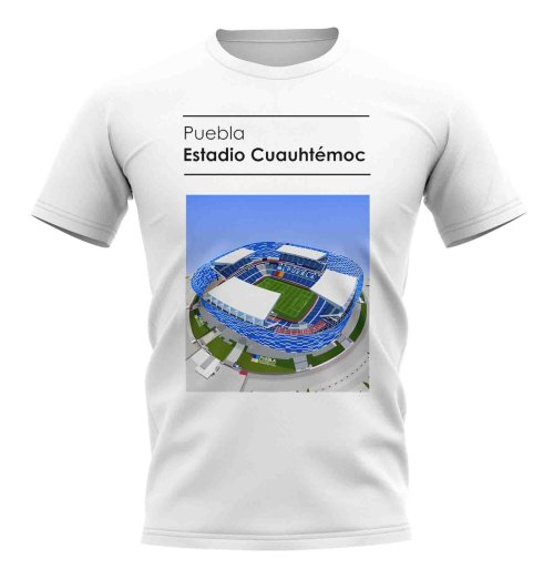 Estadio Cuauhtemoc Puebla Stadium T-Shirt (White)