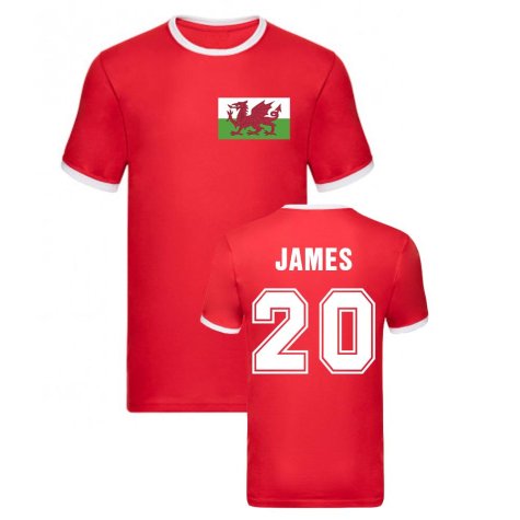 Daniel James Wales Ringer Tee (Red)