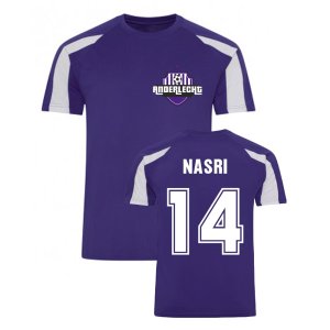 Samir Nasri Anderlecht Sports Training Jersey (Purple) Samir Nasri Anderlecht Sports Training Jersey (Purple)