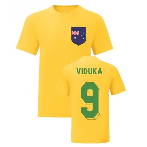 Mark Viduka Australia National Hero Tee (Yellow)