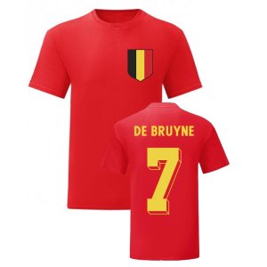 Kevin De Bruyne Belgium National Hero Tee\'s (Red)