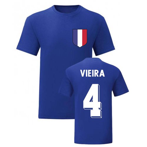 Patrick Vieira France National Hero Tee\'s (Blue)