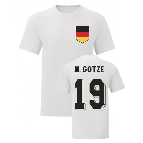 Mario Gotze Germany National Hero Tees\'s (White)