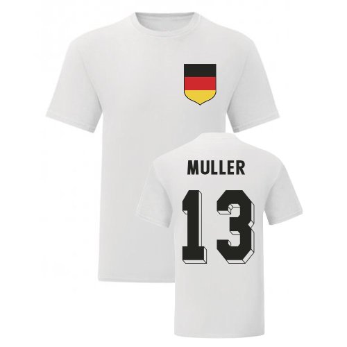 Thomas Muller Germany National Hero Tee\'s (White)