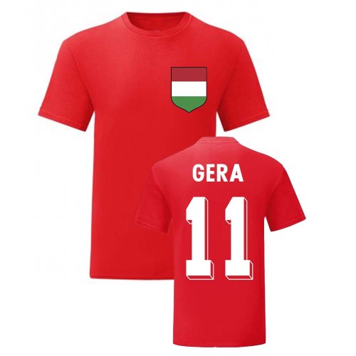 Zoltan Gera Hungary National Hero Tee (Red)