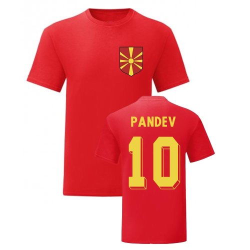 Goran Pandev Macedonia National Hero Tee\'s (Red)