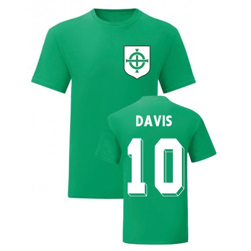 Steven Davis Northern Ireland National Hero Tee (Green)