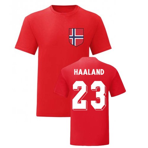 Erling Braut Haaland Norway National Hero Tee (Red)