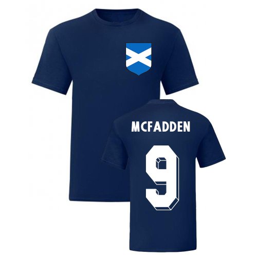 James McFadden Scotland National Hero Tee (Navy)