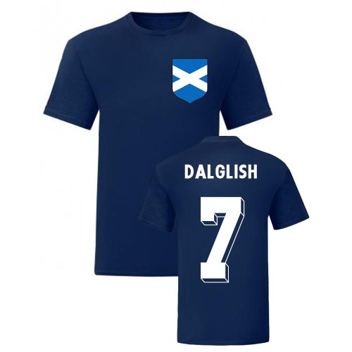 Kenny Dalglish Scotland National Hero Tee (Navy)