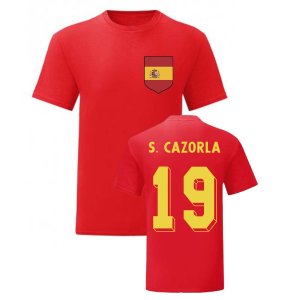 Santi Cazorla Spain National Hero Tee (Red)