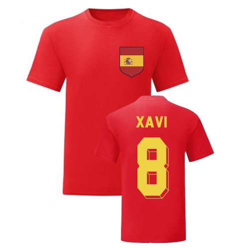 Xavi Spain National Hero Tee (Red)