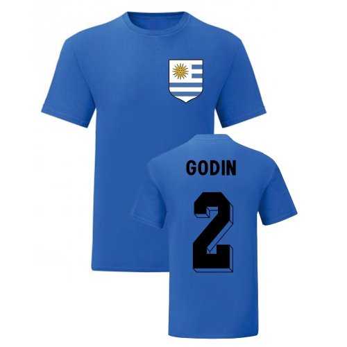 Diego Godin Uruguay National Hero Tee (Blue)