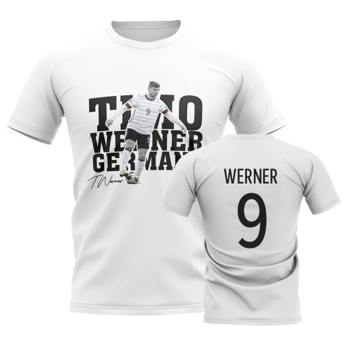 Timo Werner Germany Player Tee (White)