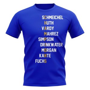 Leicester Champions T-Shirt (Blue) Leicester Champions T-Shirt (Blue)