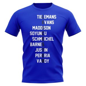Leicester Team T-Shirt (Blue) Leicester Team T-Shirt (Blue)