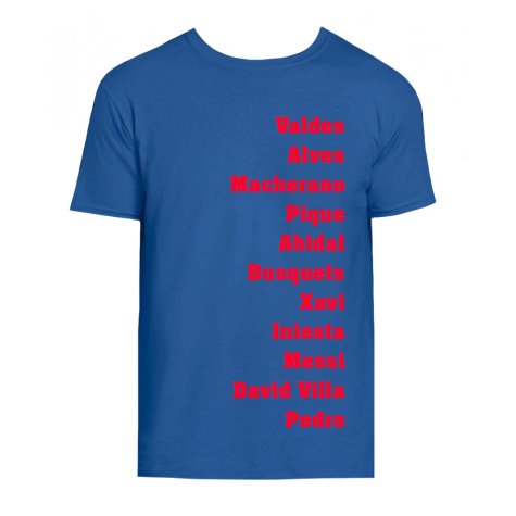 Barcelona Favourite XI Tee (Blue)