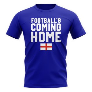 England Footballs Coming Home T-Shirt (Royal)