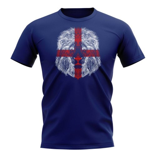 England Lion Flag T-Shirt (Navy)