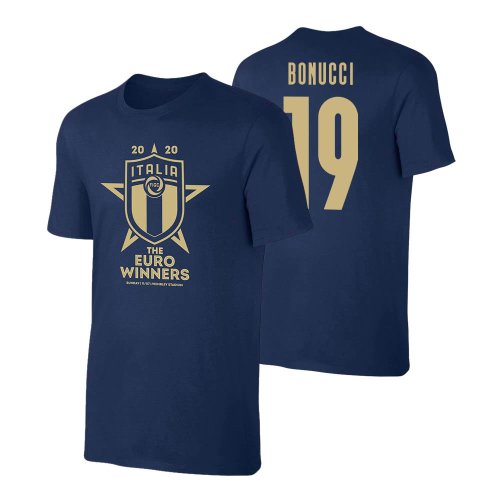 Italy WINNERS Euro 2020 (Bonucci 19) Dark Blue