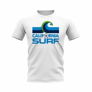 California Surf Vintage Badge T-Shirt (White)