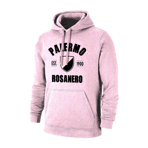 Palermo Est.1900 retro footer with hood, melanze pink