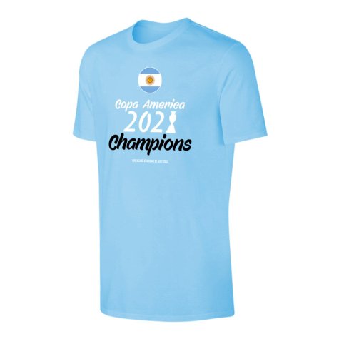 Argentina CA2021 WINNERS t-shirt, light blue