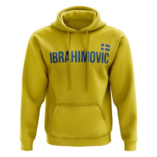 Zlatan Ibrahimovic Sweden name hoody (yellow)