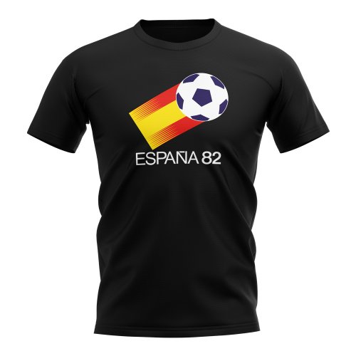 Spain 1982 World Cup T-Shirt (Black)