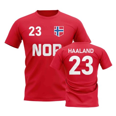 Erling Haaland Country Code Hero T-Shirt (Red)