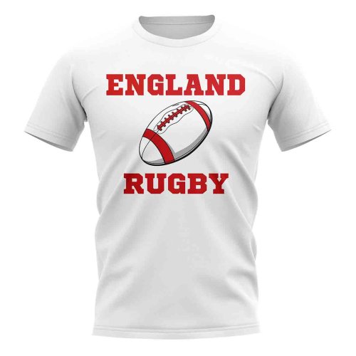 England Rugby Ball T-Shirt (White)