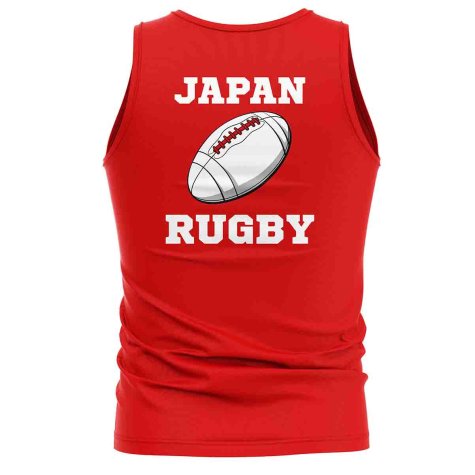 Japan Rugby Ball Tank Top (Red)