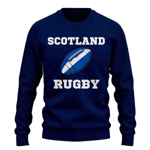 Scotland Rugby Ball Sweatshirt (Navy)