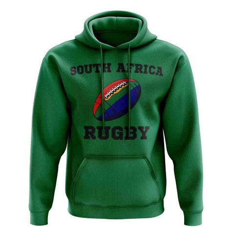 South Africa Rugby Ball Hoody (Green)