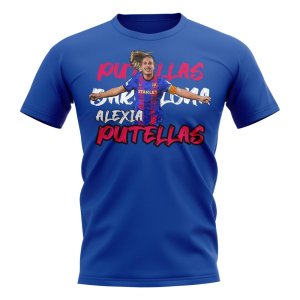 Alexia Putellas Graphic Player Tee (Blue)