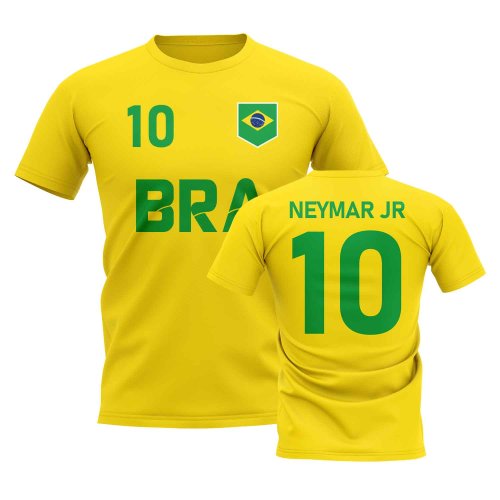 Neymar Jr Country Code Hero T-Shirt (Yellow)