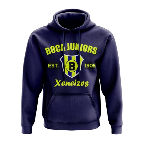 Boca Juniors Established Hoody (Navy)