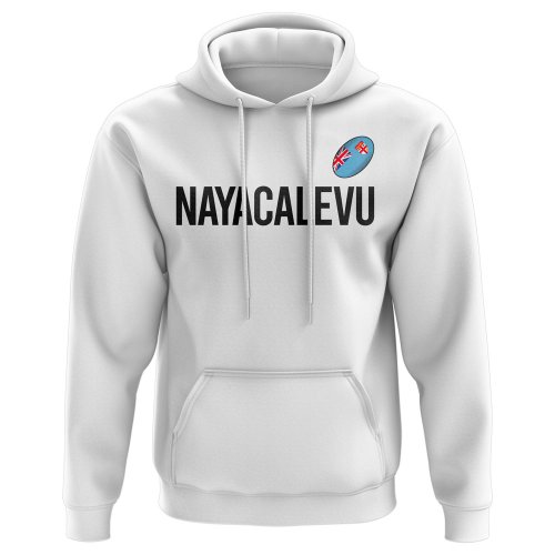 Waisea Nayacalevu Fiji Rugby Hoody (White)