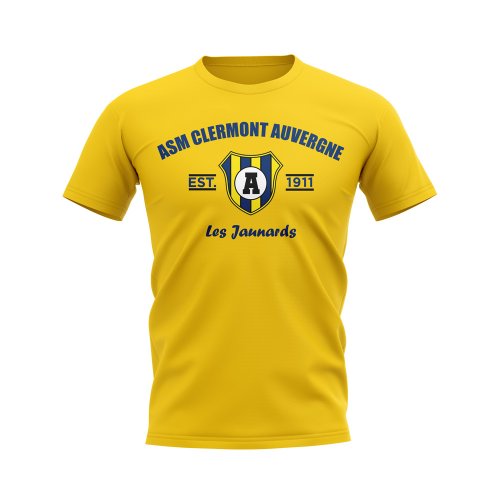 ASM Clermont Auvergne Rugby Established T-Shirt (Yellow)