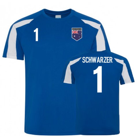 Australia Sports Training Jersey (Schwarzer 1)