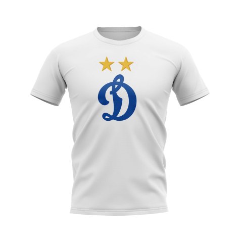 Dynamo Moscow Logo T-Shirt (White)