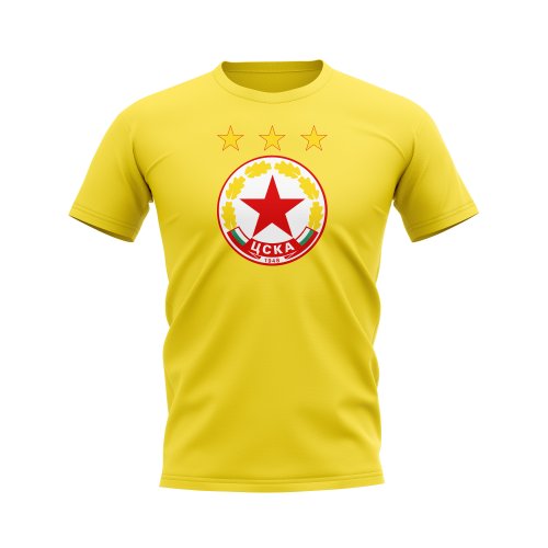 CSKA Sofia Logo T-Shirt (Yellow)