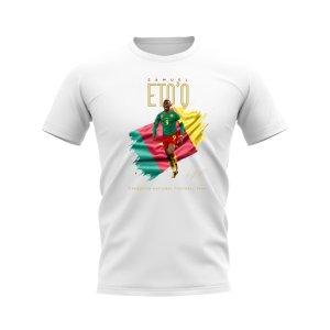 Samuel Eto\'o Cameroon Image T-Shirt (White)