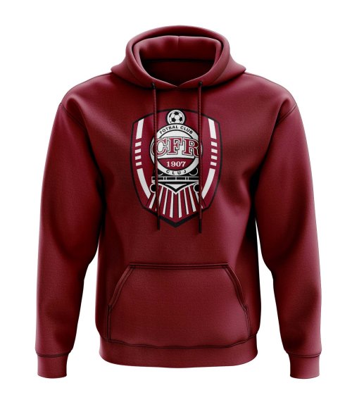 CFR Cluj Logo Hoody (Maroon)