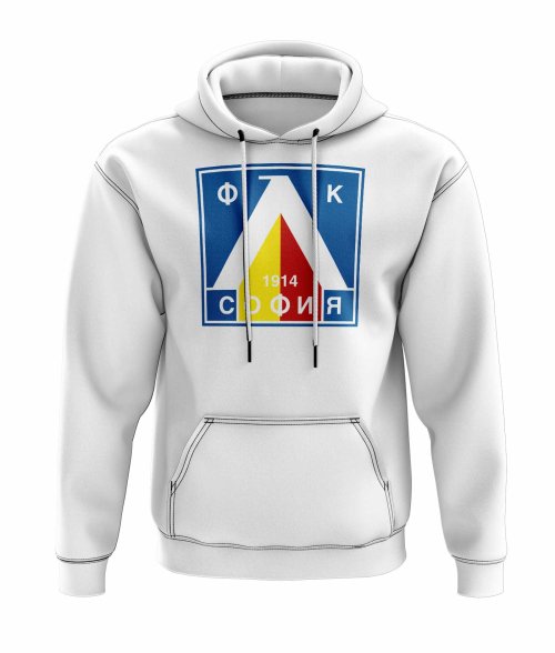 Levski Sofia Logo Hoody (White)