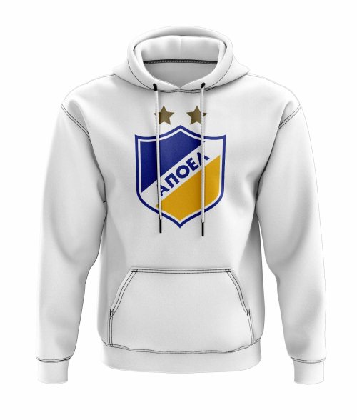 APOEL Nicosia Logo Hoody (White)