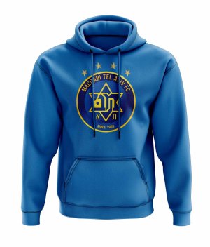 Maccabi Tel Aviv Logo Hoody (Blue)