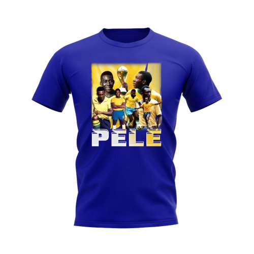 Pele Bootleg T-Shirt (Blue)